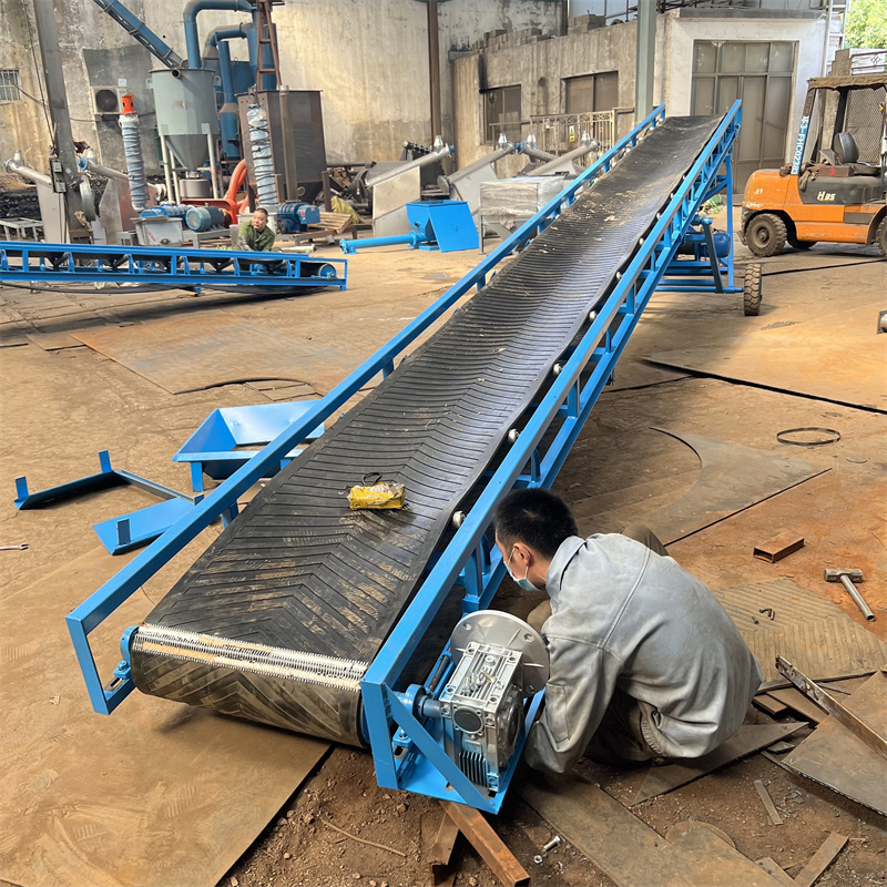 混凝土皮带输送机 650mm带宽皮带传送机zcjb 省时省力传送机