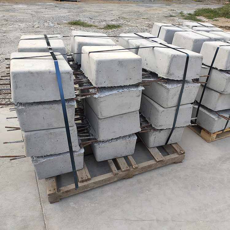 高稳定性水泥支撑块 供应钢筋水泥支撑块 u型环混凝土轨枕图片_高清图