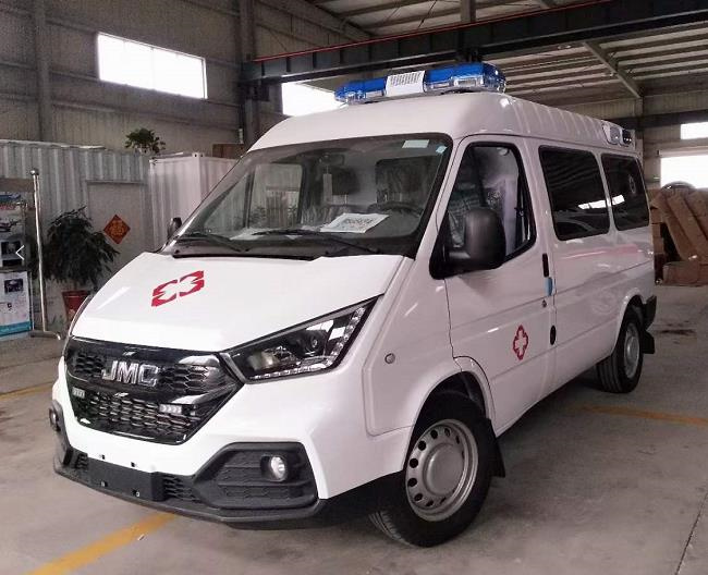 转运型特顺江铃救护车28t涡轮增压发动机国六排放