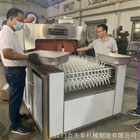 不锈钢拉伸件清洗机 通过式水槽喷淋除油清洗线