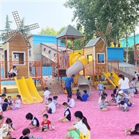 山庄无动力儿童游乐园项目 室外亲子互动拓展器材