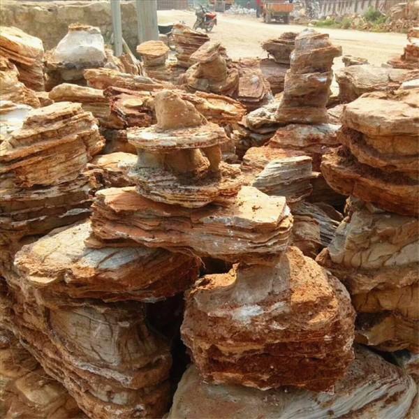 四川甘孜别墅千层石假山 假山施工队厂家 四川雅安假山送货上门