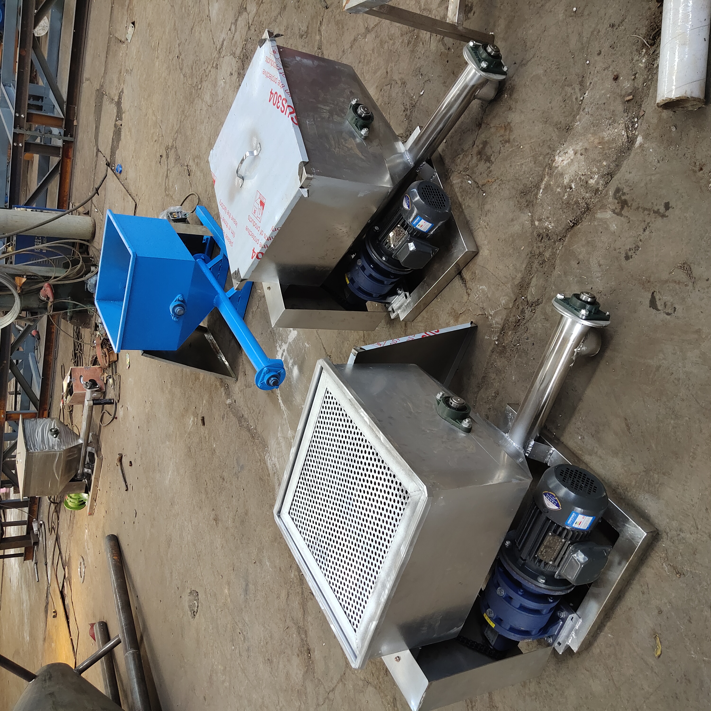 89mm管径碳粉螺旋给料机tgff重钙粉石英砂投料机