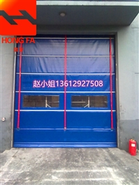 做PVC卷帘门的 深圳鸿发自动门 快速拉链门价格
