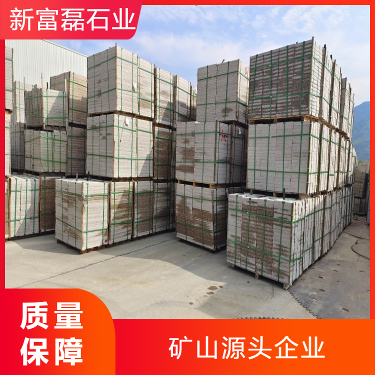 新卡麦菊花黄石材 厂矿加工成品钢挂石材 园林地铺库存批发