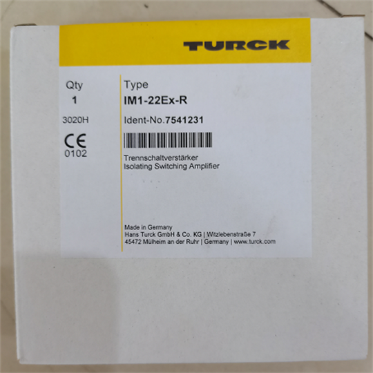 图尔克TURCK安全栅IM12-22EX-R实际用法