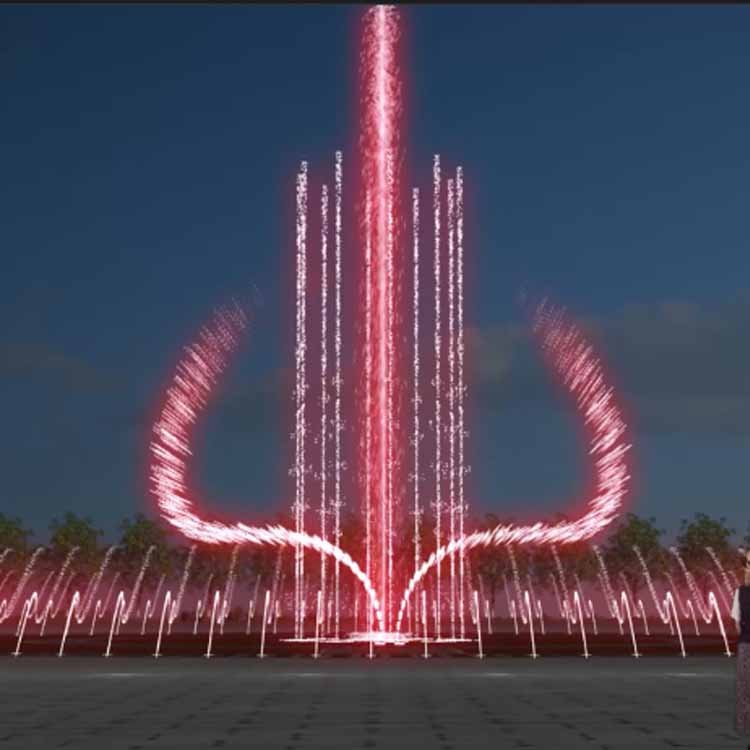 汕尾喷泉施工 福建喷泉厂家 喷泉水幕电影设计 黔东北京喷泉工程公司