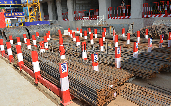 建筑施工钢筋成品堆放架翰坤标化工具式钢筋堆放架