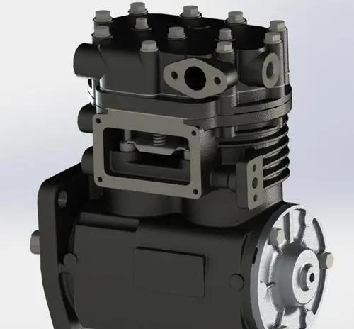 重汽窄机体 斯太尔双缸空压机 悍将窄机体 豪瀚双缸空压机 金王子双缸