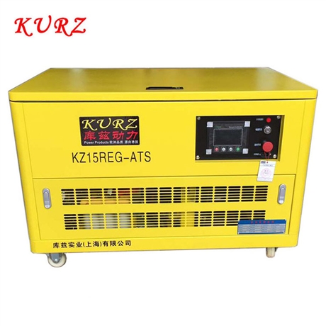 15KW汽油发电机三相电启动移动式KURZ库兹动力