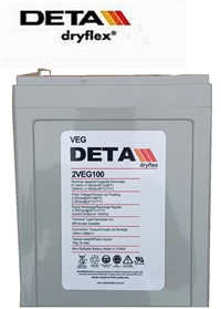 德国银杉DETA\\\dryflex蓄电池6VEL105铅酸电池工业应急用发电厂