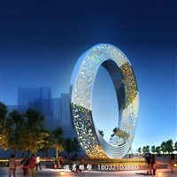 梅河口市公園圓環雕塑加工廠