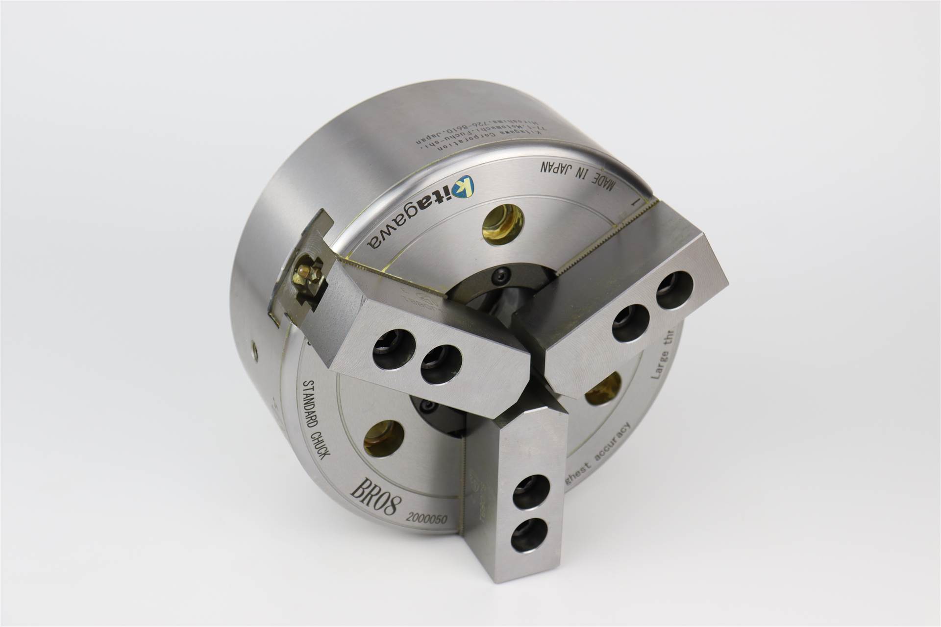 5个谬精度卡盘br-06/08日本北川三爪液压卡盘