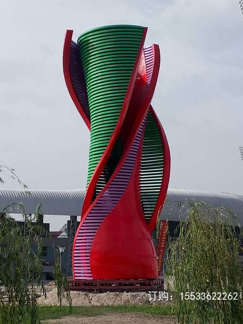 不锈钢雕塑定制城市地标商场地产校园景观装饰品户外抽象水景摆件