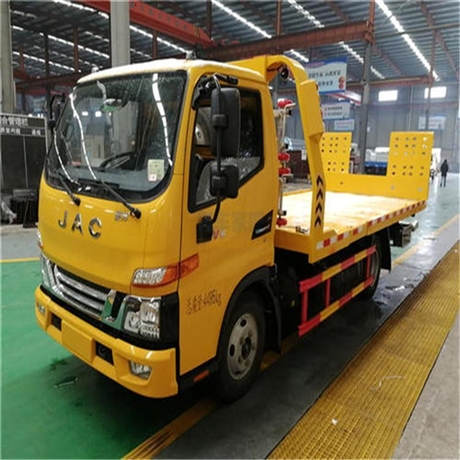 蓝牌江淮全落地清障拖车 平板运输车定制-搜了网