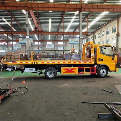 蓝牌江淮全落地清障拖车 平板运输车定制-搜了网