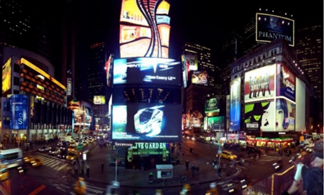 纽约时代广场LED屏广告价格折扣，纽约户外媒体广告投放价格