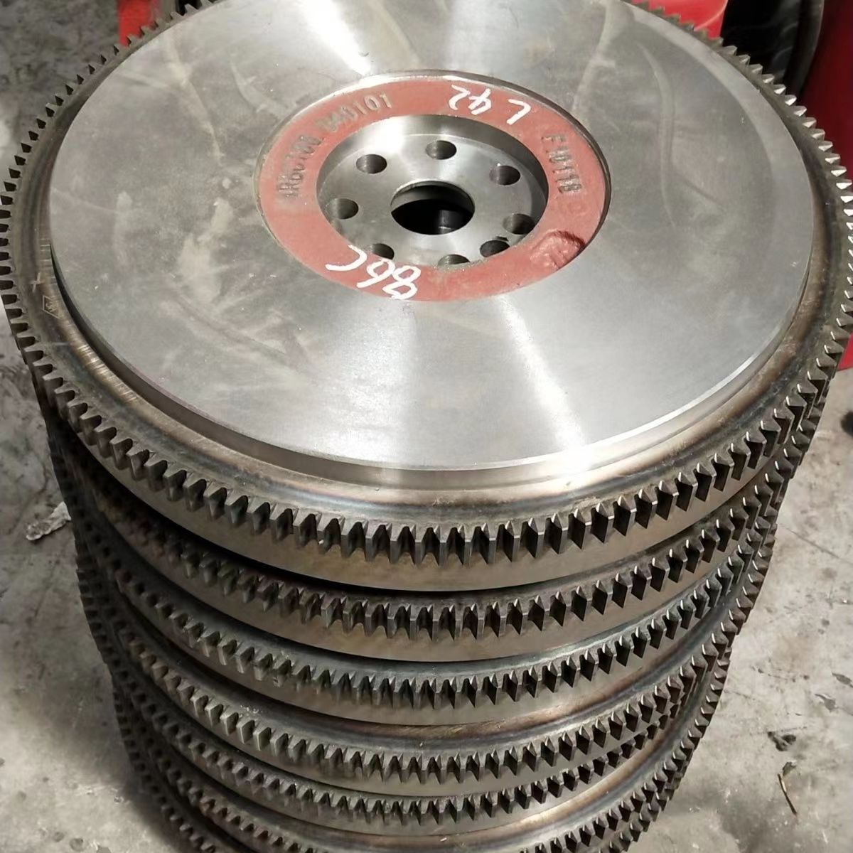 解放青岛解放j6j6p 锡柴 大马力飞轮总成 飞轮壳j52419095w 全车配件