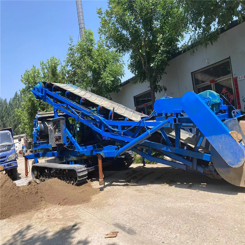 全自动高空取料机 六九破碎一体扒渣机 成套小型饲料机械设备