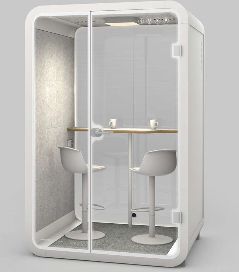 普宁玻璃隔音房造型时尚美观 网红直播静音舱供应及时