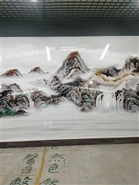 临沂晶瓷画 三联画工厂