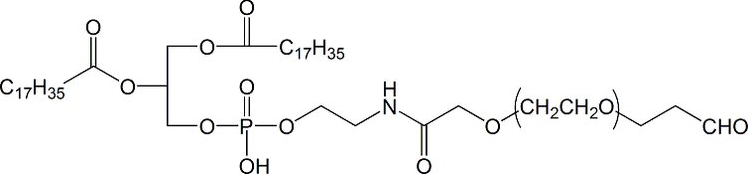 DSPE-PEG-Aldehyde DSPE-PEG-CHO 磷脂-聚乙二醇-醛基疏水18碳磷脂