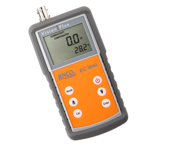 JENCO EC3840型 手持式导电度.总固体.盐度.温度容量测试仪 电导率仪