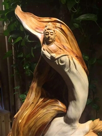 上海老茶盘根雕修复老祖宗 传统手工艺 