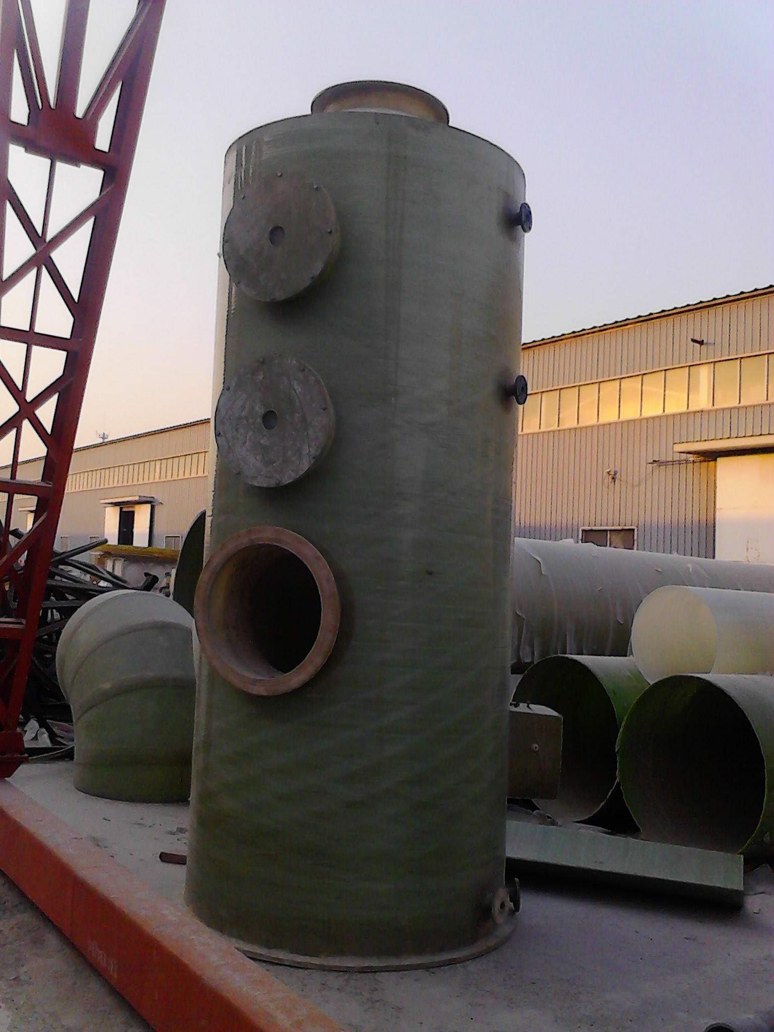 广西酸雾吸收塔玻璃钢净化塔喷淋塔