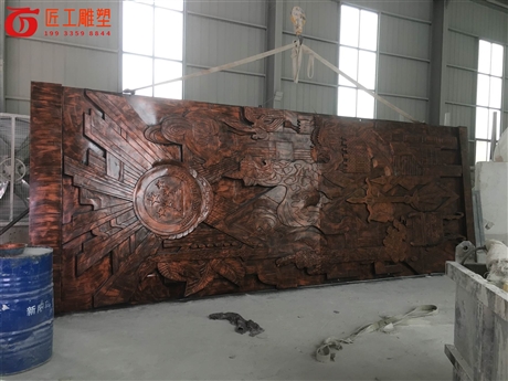 玻璃钢仿铜法制浮雕 法院浮雕背景墙雕塑