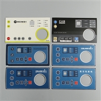 pvc按键面板贴定制 电子电器PET薄膜按键面板 pc智能控制薄膜开关