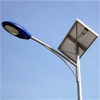 LED单臂太阳能路灯 长臂道路照明灯 生产定制