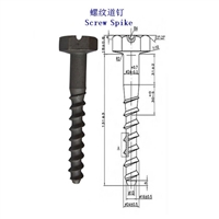 湖南4.6级螺旋道钉、Ss17木螺纹道钉公司