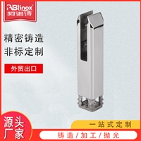 304不锈钢游泳池玻璃夹落地栏杆扶手玻璃固定夹配件不锈钢玻璃夹