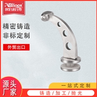 304不锈钢玻璃托 楼梯固定夹护栏玻璃 扶手栏杆支架 楼梯配件