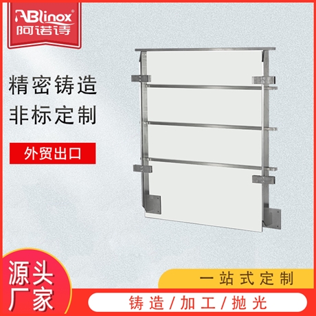 304阳台玻璃护栏 围栏 栏杆 楼梯扶手 201/316不锈钢栏河扶手立柱