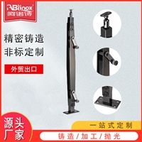 304不锈钢楼梯扶手 立柱生产批发 商场地铁车站 阳台玻璃立柱栏杆