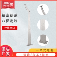 201/304不锈钢工程玻璃立柱楼梯扶手护栏栏杆玻璃护栏