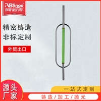 楼梯立柱扶手304不锈钢工程立柱楼梯玻璃固定件围栏立柱