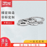 不锈钢楼梯护栏扶手立柱预埋件底板配件固定支撑板脚底座精密铸造