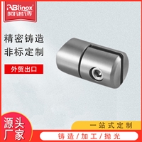 厂家供应304不锈钢长方形玻璃泳池夹浇筑玻璃栏杆落地固定夹配件