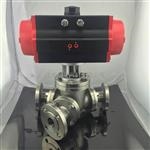 气动三通Y型球阀资料