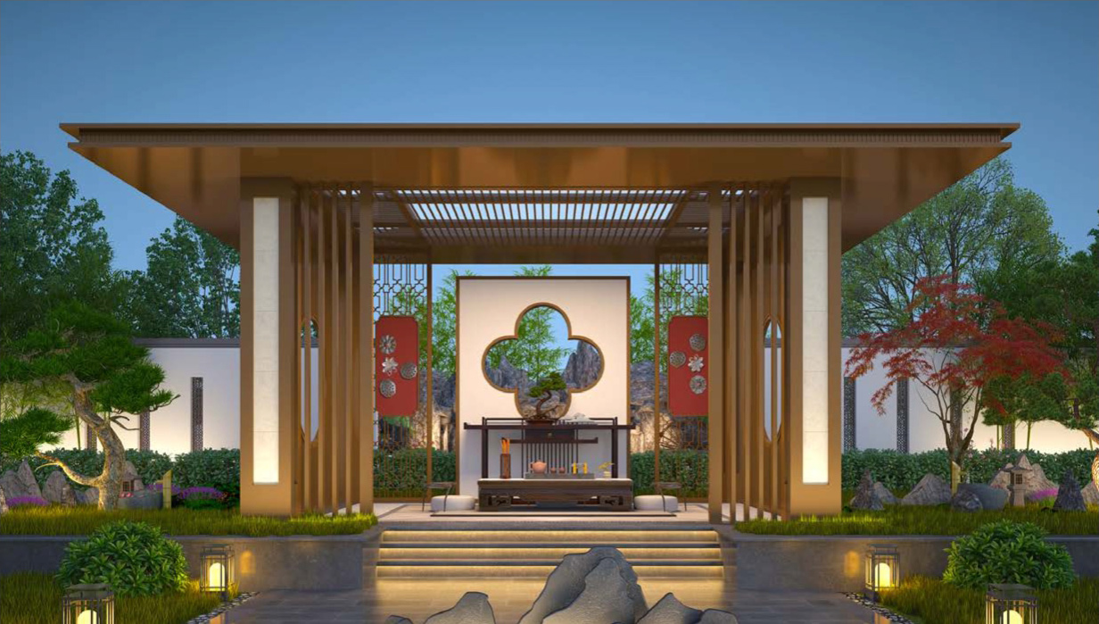 沈阳东南亚风格的亭子六角凉亭效果图-曾经理的文章-企博网职业博客