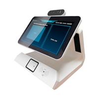 卡联人脸识别餐厅收费机CL-D0568C餐饮双屏刷脸刷卡机