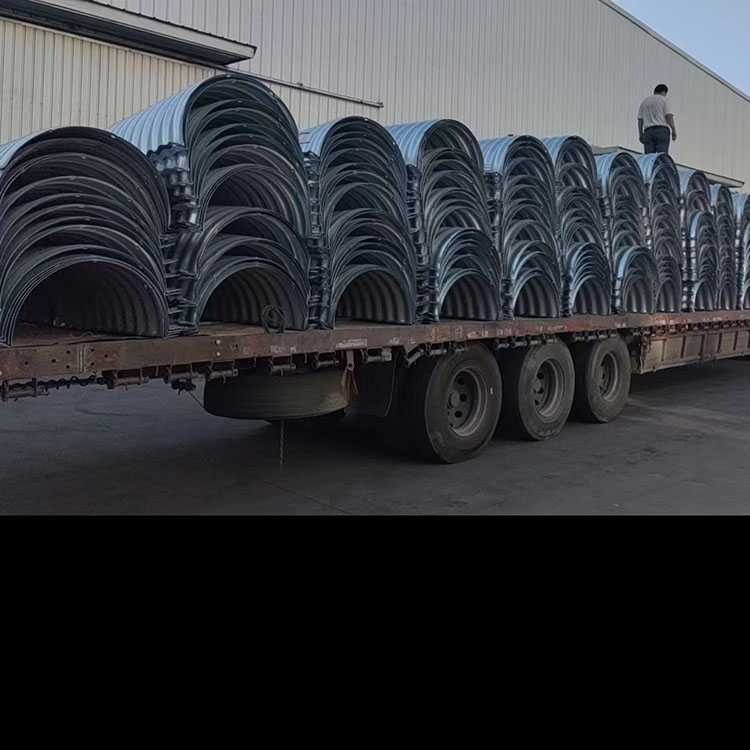 不锈钢金属波纹涵管 隧道拼装钢制波纹板内衬 桥涵洞加固镀锌管涵