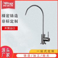 订制抽拉头厨房水龙头 冷热304不锈钢拉丝枪灰洗菜盆水槽龙头