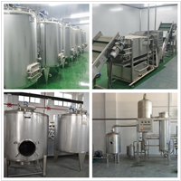 600吨每年沙棘醋生产线设备清单 果醋酿醋设备 生产果醋机械设备