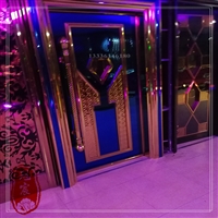 不锈钢腐蚀香槟金无指纹压花门板 甘肃兰州哪里有KTV压花不锈钢板