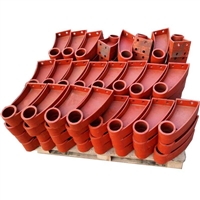 护栏支架 公路桥梁铸铁护栏支架 厂家防撞支架 钢板焊接异型护栏支架