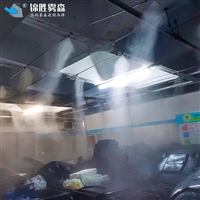 微雾建筑工地降尘除霾 喷雾加湿降温消毒除臭 高压喷雾系统